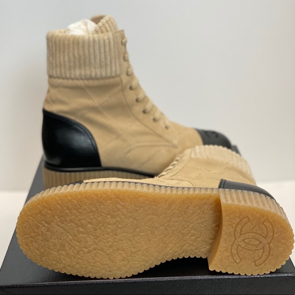 Chanel Lace Up Boots - Picture 2 of 6